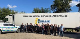 До Херсонщини з Вінниччини доставили дві фури з будівельними матеріалами