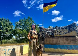 Як на блокпостах Херсонщини працюють гвардійці-кінологи
