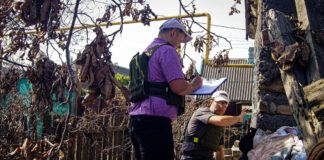 У Херсоні фахівці з Терпопільщини допомагають фіксувати наслідки підриву греблі Каховської ГЕС