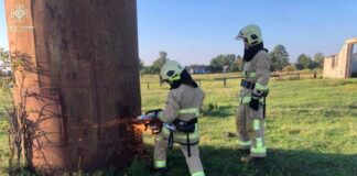 У Волинській області врятували лелек, які провалились у водонапірну вежу