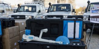 Підрозділи ДСНС отримали від Японії обладнання для розмінування