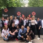 У Херсоні модульне укриття розмалювали у стилі вишиванки