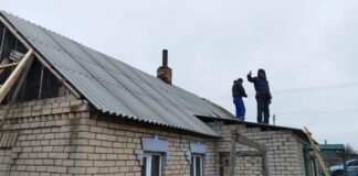 Добробат продовжує допомагати у відновленні населених пунктів Херсонщини