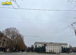 Як зараз виглядають вулиці Херсона (відео)