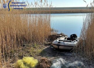 На водоймах Херсонщини рибоохоронці попередили нанесення збитків на понад 800 тисяч гривень