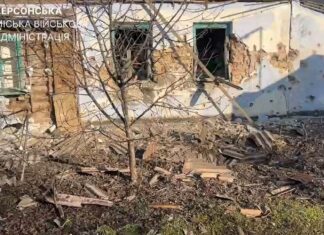 Російські окупанти атакували середмістя Херсона