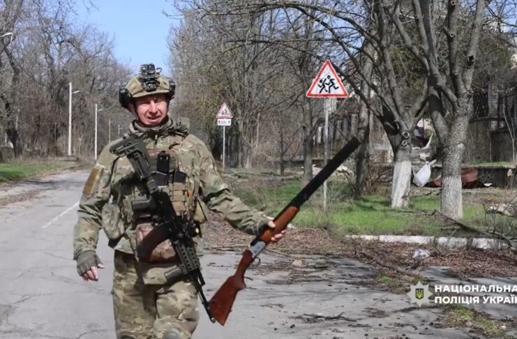 Як на Херсонщині мобільно-вогневі групи поліції захищають від ворожих дронів