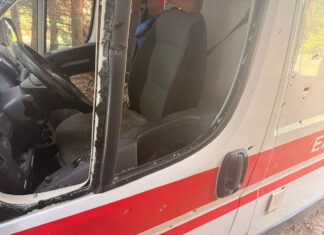 Російські окупанти атакували карету швидкої в Дар’ївці