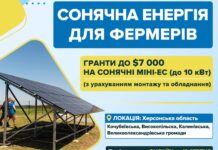Аграрії Херсонщини можуть отримати сонячні електростанції