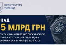 З початку року прокуратура передала на потреби Сил оборони понад 1,5 мільярди